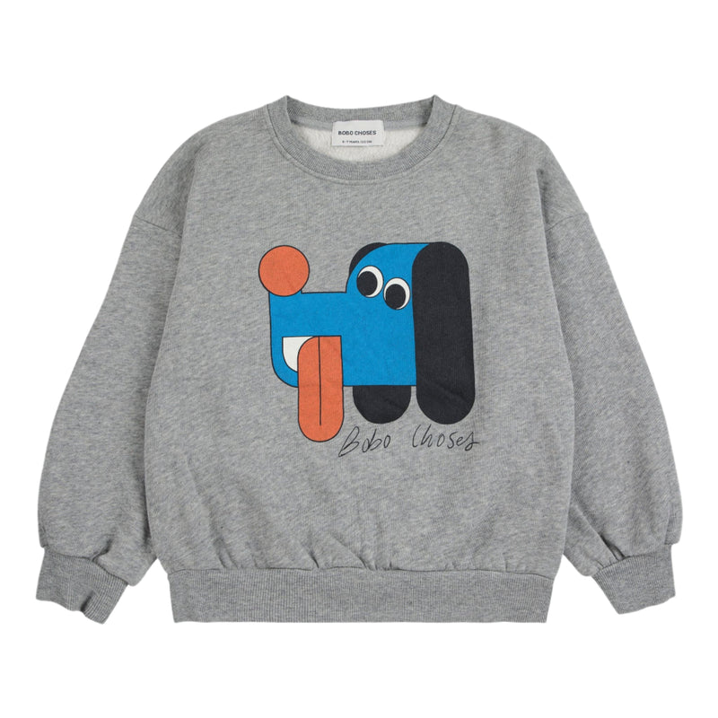 Bobo Choses Doggy Mate Sweatshirt Heather Grey