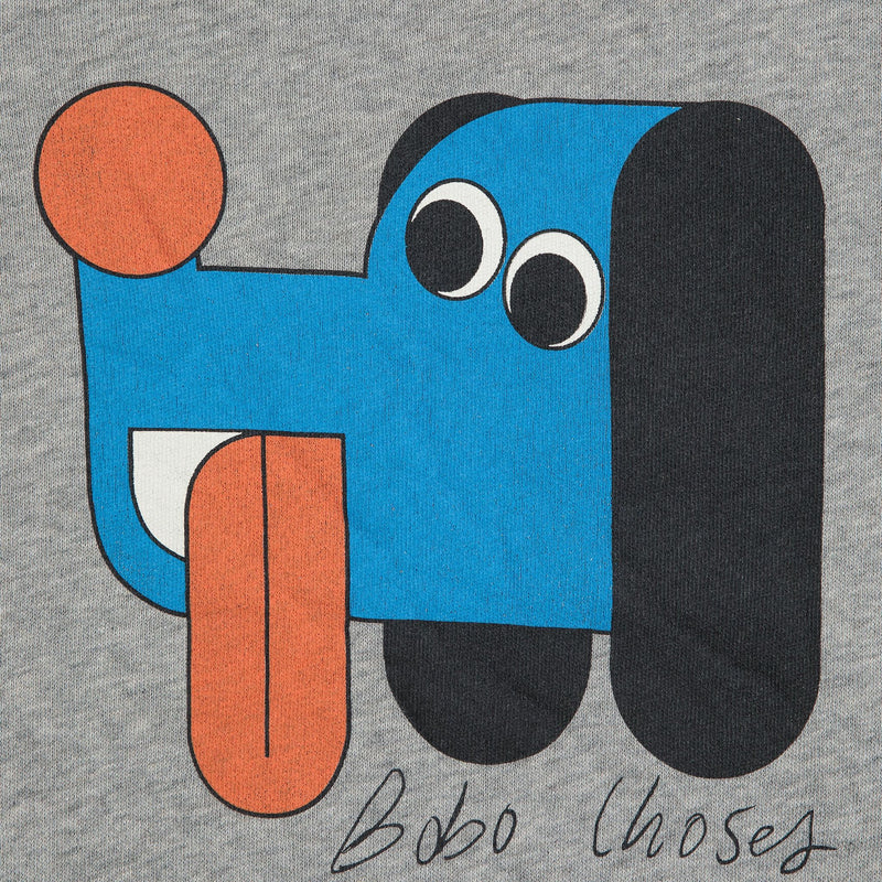 Bobo Choses Doggy Mate Sweatshirt Heather Grey