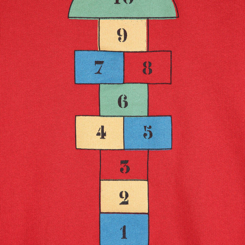 Bobo Choses Hopscotch Sweatshirt Red