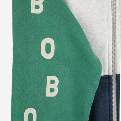 Bobo Choses Color Block Zipped Sweatshirt