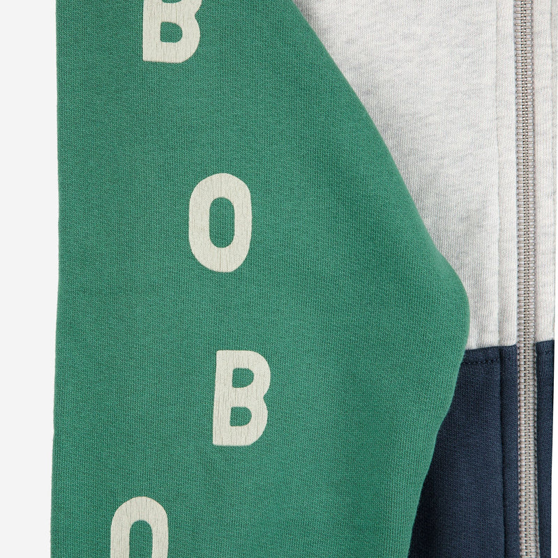 Bobo Choses Color Block Zipped Sweatshirt
