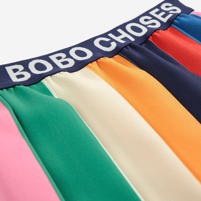 Bobo Choses Color Block Pleated Skirt