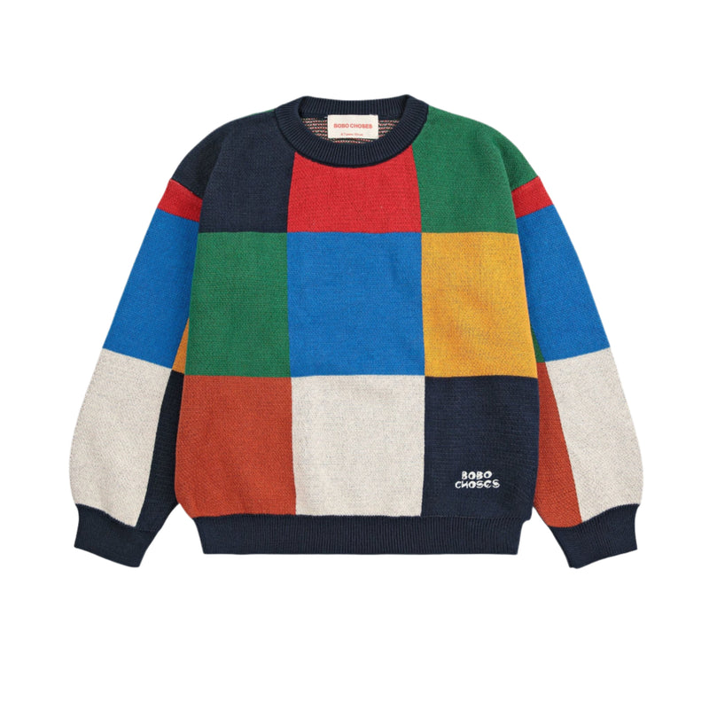 Bobo Choses Multicolors Tiles Jumper