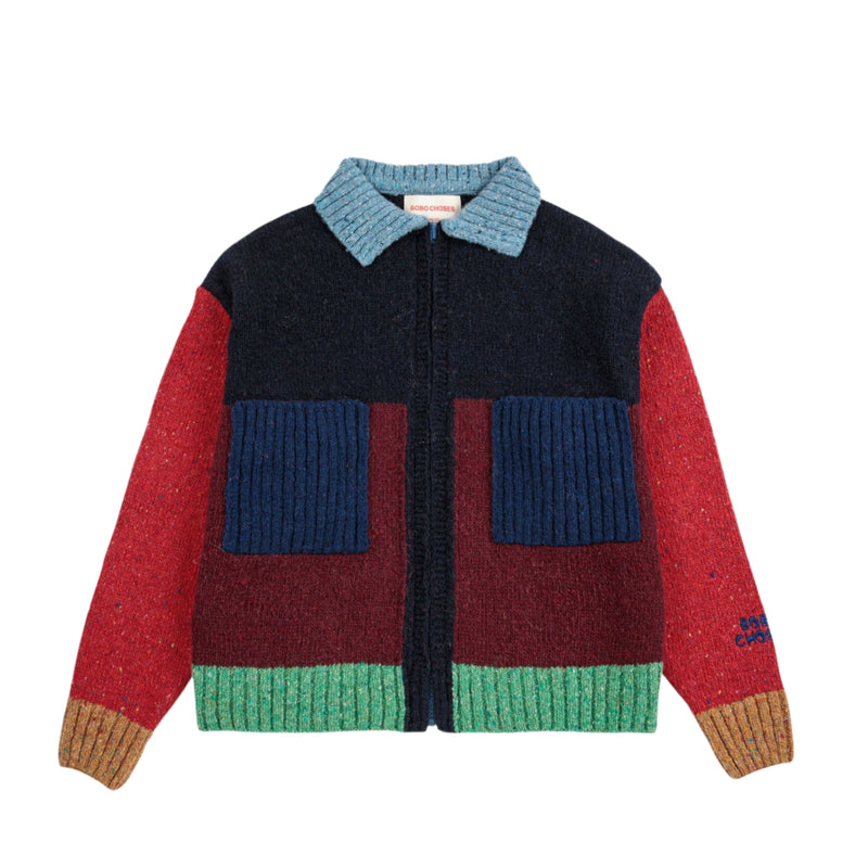 Bobo Choses Color Block Cardigan