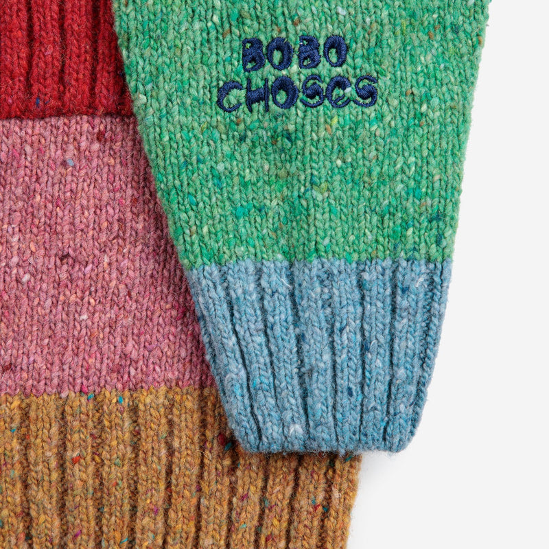 Bobo Choses Color Block Cardigan Multicolor