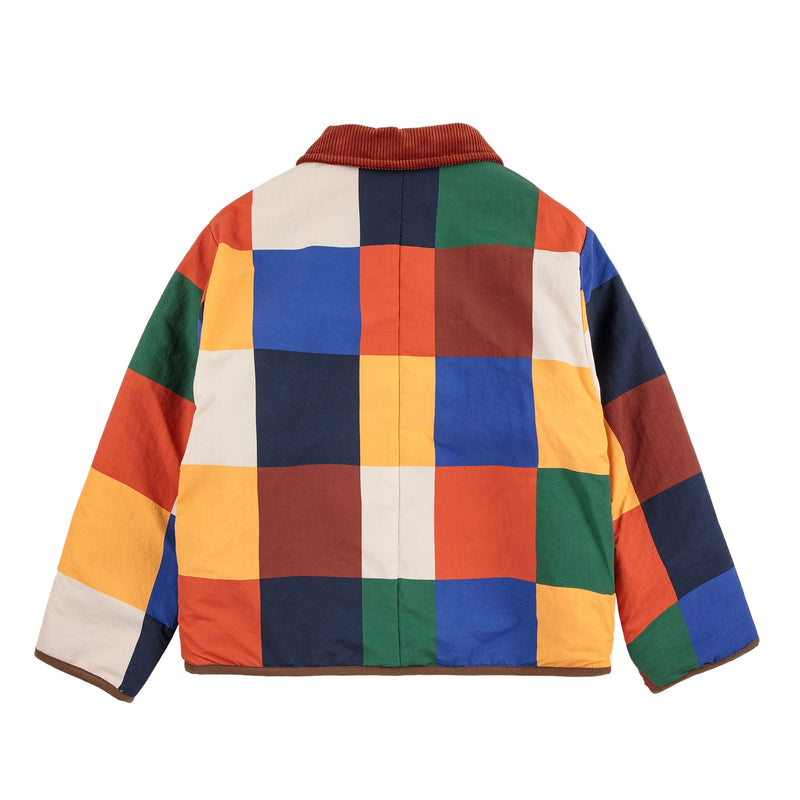 Bobo Choses Multicolor Tiles Sheepskin Jacket