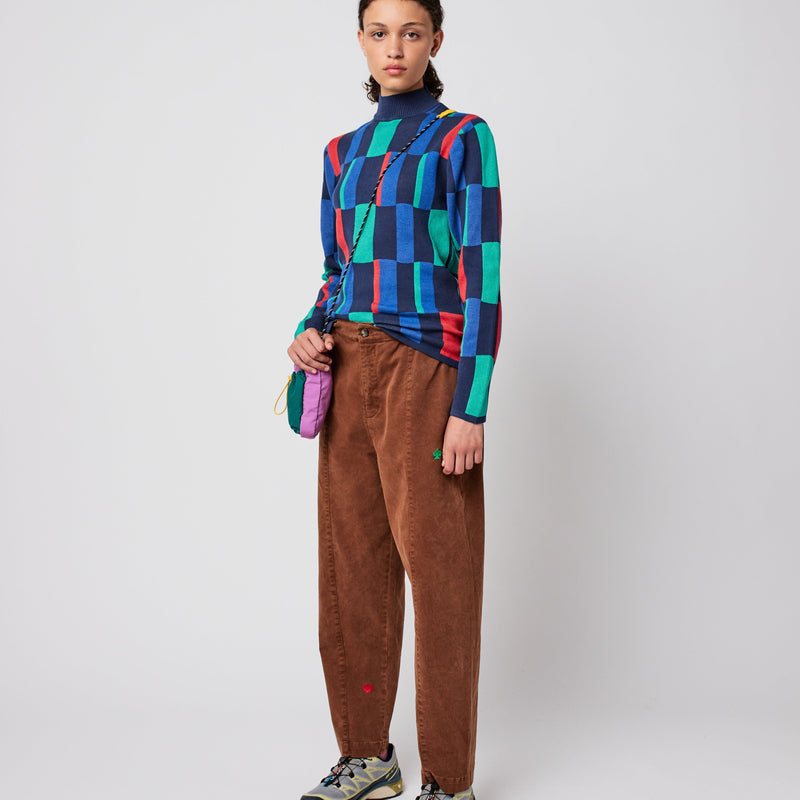 Bobo Choses ADULT Geometric Jacquard Turtleneck Jumper