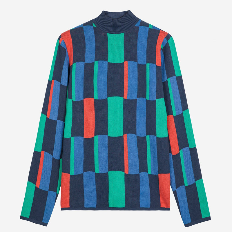 Bobo Choses ADULT Geometric Jacquard Turtleneck Jumper