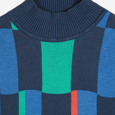 Bobo Choses ADULT Geometric Jacquard Turtleneck Jumper