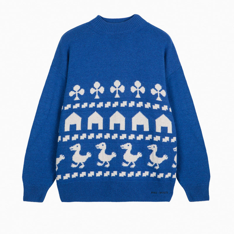 Bobo Choses ADULT Farm Jacquard Oversized Jumper