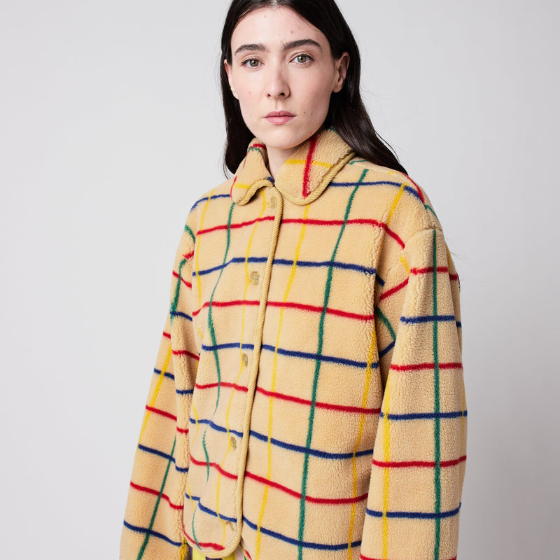 Bobo Choses ADULT Color Striped Sheepskin Jacket