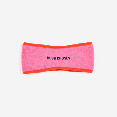 Bobo Choses Pink Polar Fleece Headband