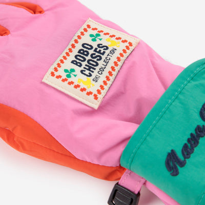 Bobo Choses Ski Gloves Pink