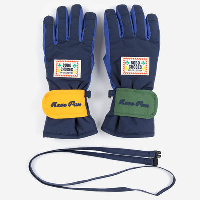 Bobo Choses Ski Gloves Blue