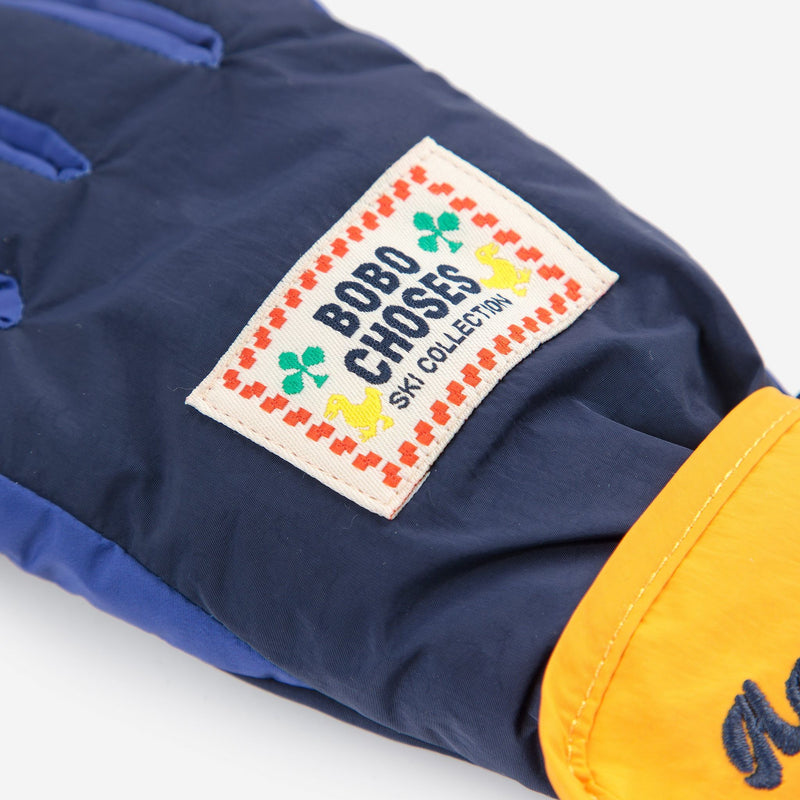 Bobo Choses Ski Gloves Blue