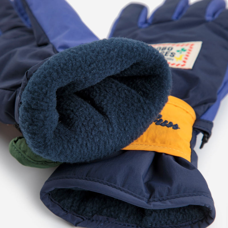 Bobo Choses Ski Gloves Blue