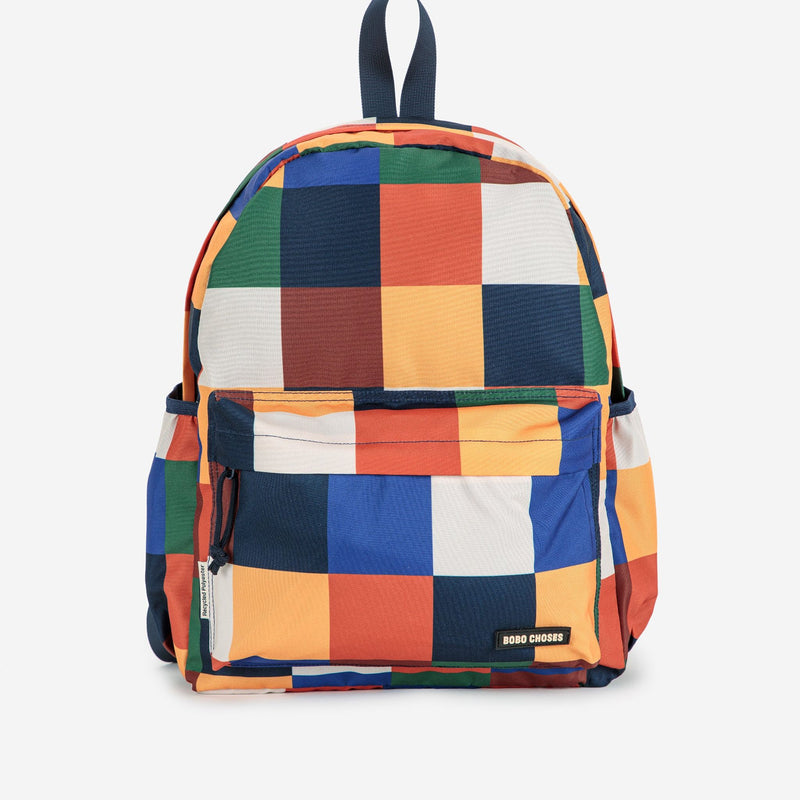 Bobo Choses Multicolor Tiles School Bag
