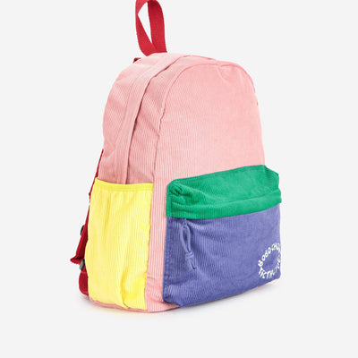 Bobo Choses Tic Tac Toe Color Block Corduroy School Bag