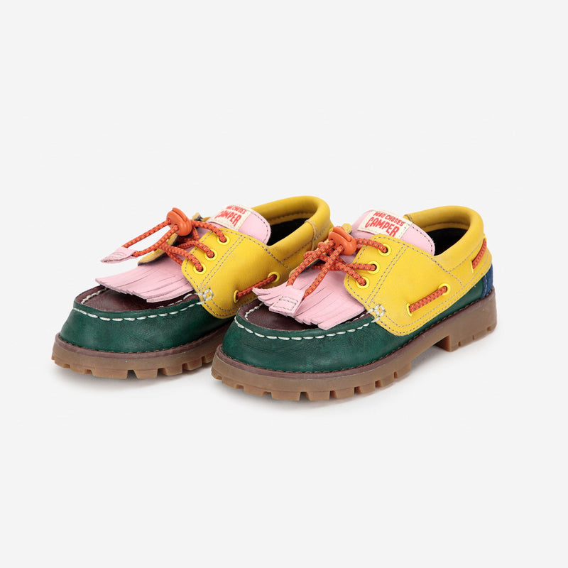 Bobo Choses X Camper Teens Compas Nautic Shoes Yellow