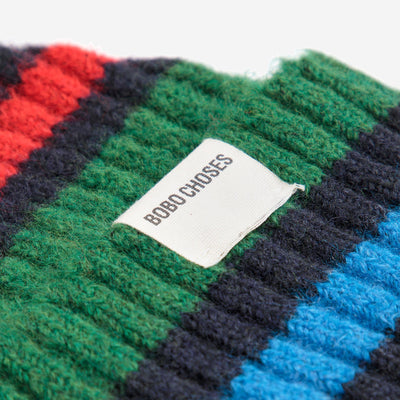 Bobo Choses ADULT Striped Knitted Beanie