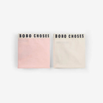 Bobo Choses Panties Set Pink and White