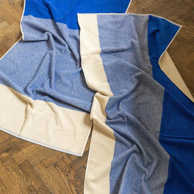 Suite702 Badhanddoeken Set Blend Cobalt Blue/Ecru