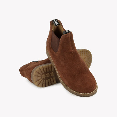 Pom D'api Bob Jod Zip Velours Oily Brown