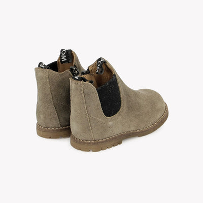 Pom D'api Bob Jod Zip Velours Oily Kaki