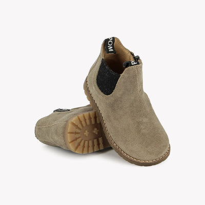 Pom D'api Bob Jod Zip Velours Oily Kaki
