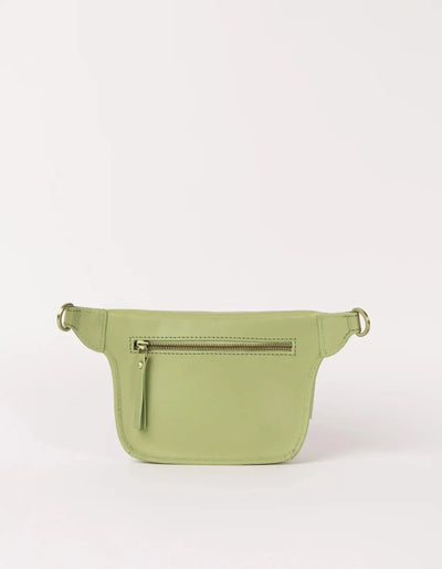 O My Bag Beck's Bum Bag Tea Green classic Leather