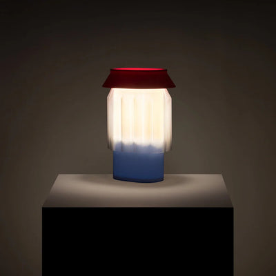 Studio Warren & Laetitia Nour Lamp Light Blue/ Red