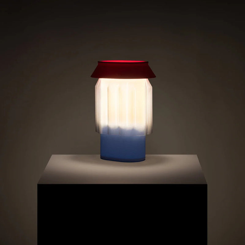 Studio Warren & Laetitia Nour Lamp Light Blue/ Red