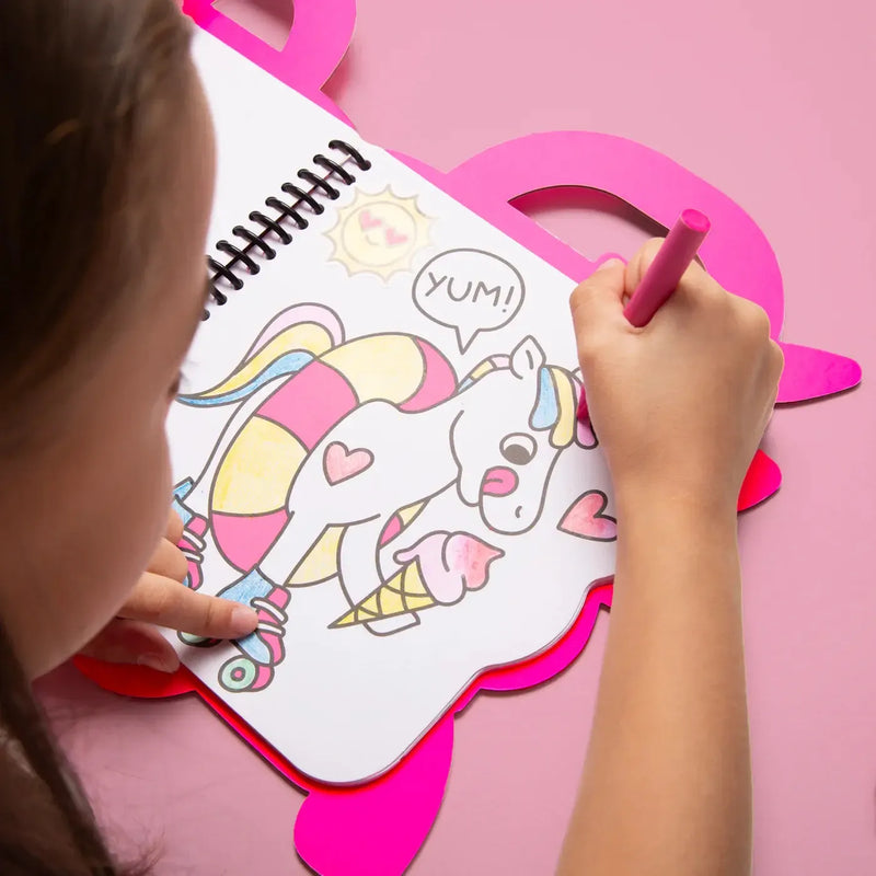 OMY Super Coloring & Stickers Book Lily