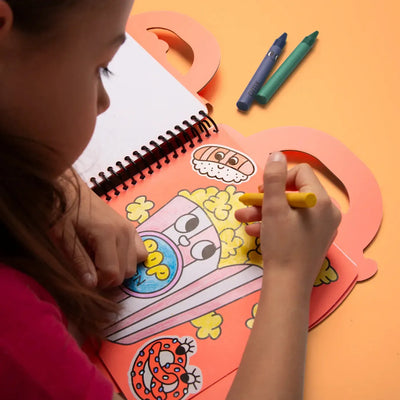 OMY Super Coloring & Stickers Book Yummy