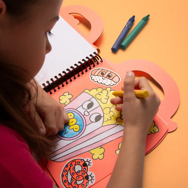 OMY Super Coloring & Stickers Book Yummy