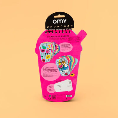 OMY Sticker Activity Book Bubble Tea