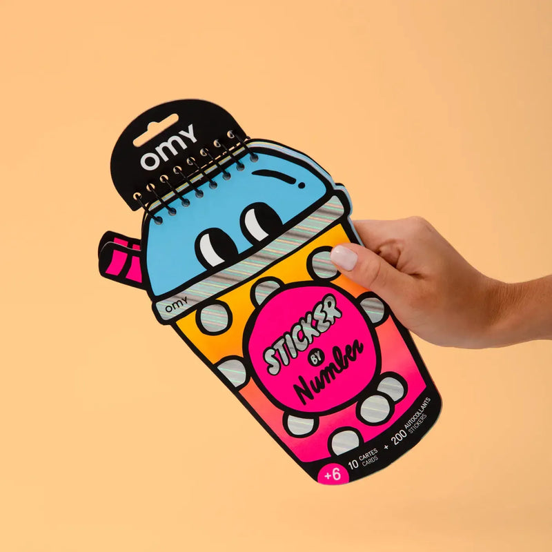 OMY Sticker Activity Book Bubble Tea
