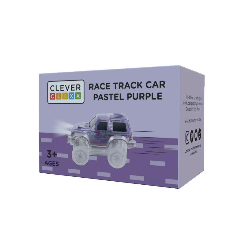 Cleverclixx Race Track Car Pastel Purple