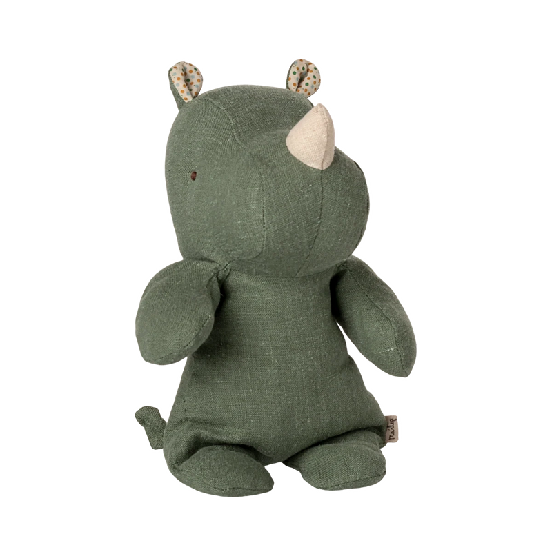 Maileg Safari Friends Rhino Small Sage