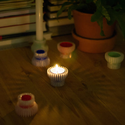 Studio Warren & Laetitia Double Candle Stick 2in1 Dark Blue