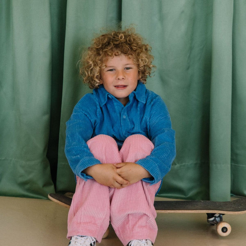We Are Kids Chemise Johnny Corduroy Bright Blue
