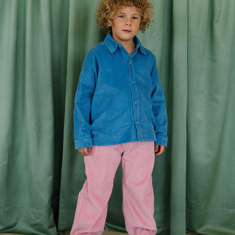 We Are Kids Chemise Johnny Corduroy Bright Blue