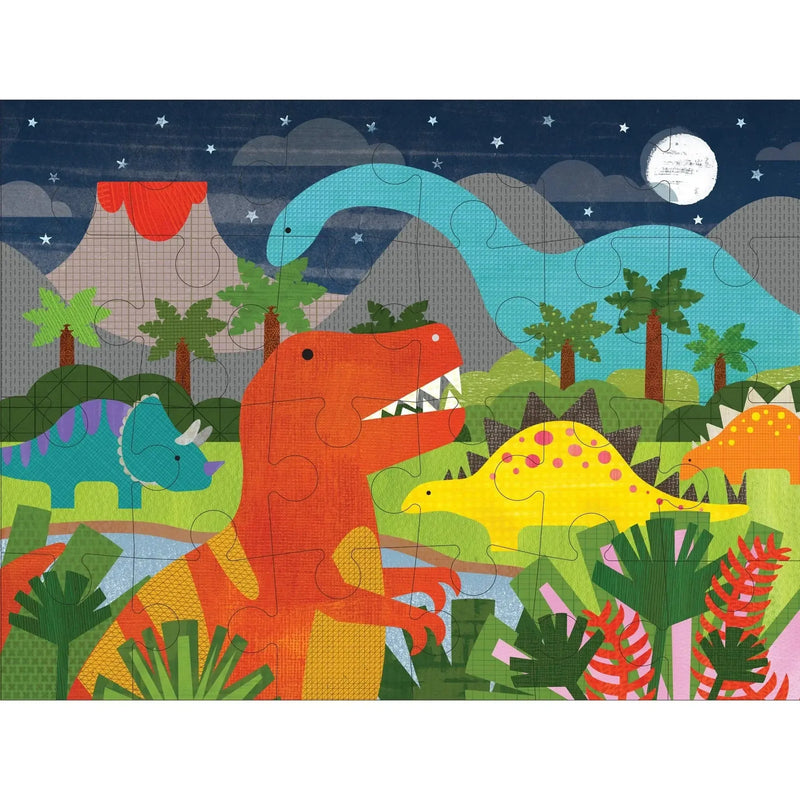 Petit Collage Vloerpuzzel Dinosaurussen
