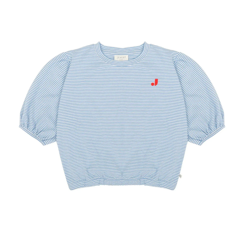 Jenest Baby Eve t-shirt Grape Blue Stripe