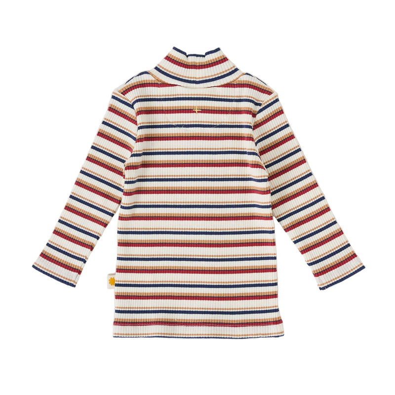 Goldie + Ace Embroidered Rib Skivvy Outback Stripe