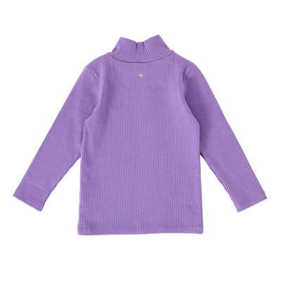 Goldie + Ace Embroidered Rib Skivvy Grape