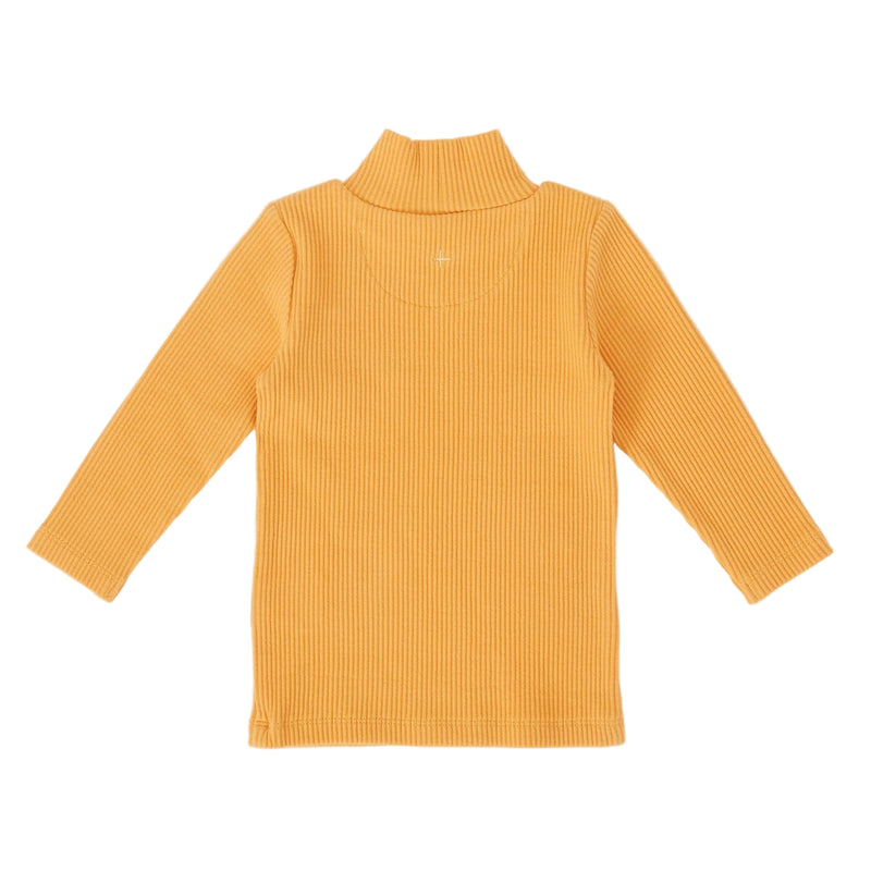 Goldie + Ace Embroidered Rib Skivvy Golden