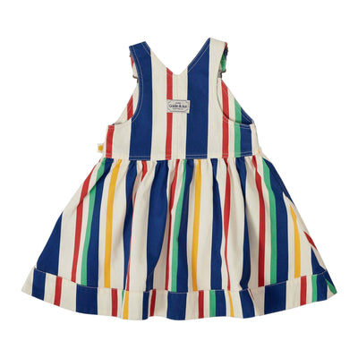 Goldie + Ace 90's Bold Stripe Heidi Pinafore Dress