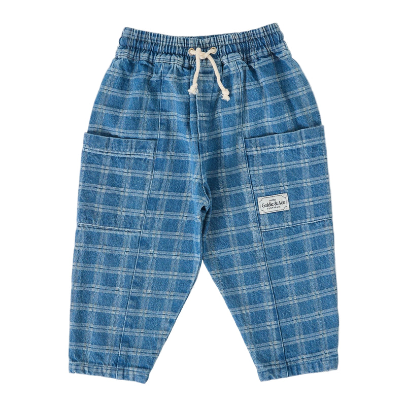 Goldie + Ace Kit Check Pocket Pant