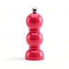 Addison Ross Mini Bob molen voor zout of peper in glanzend watermeloenroze met zilverkleurige knop
